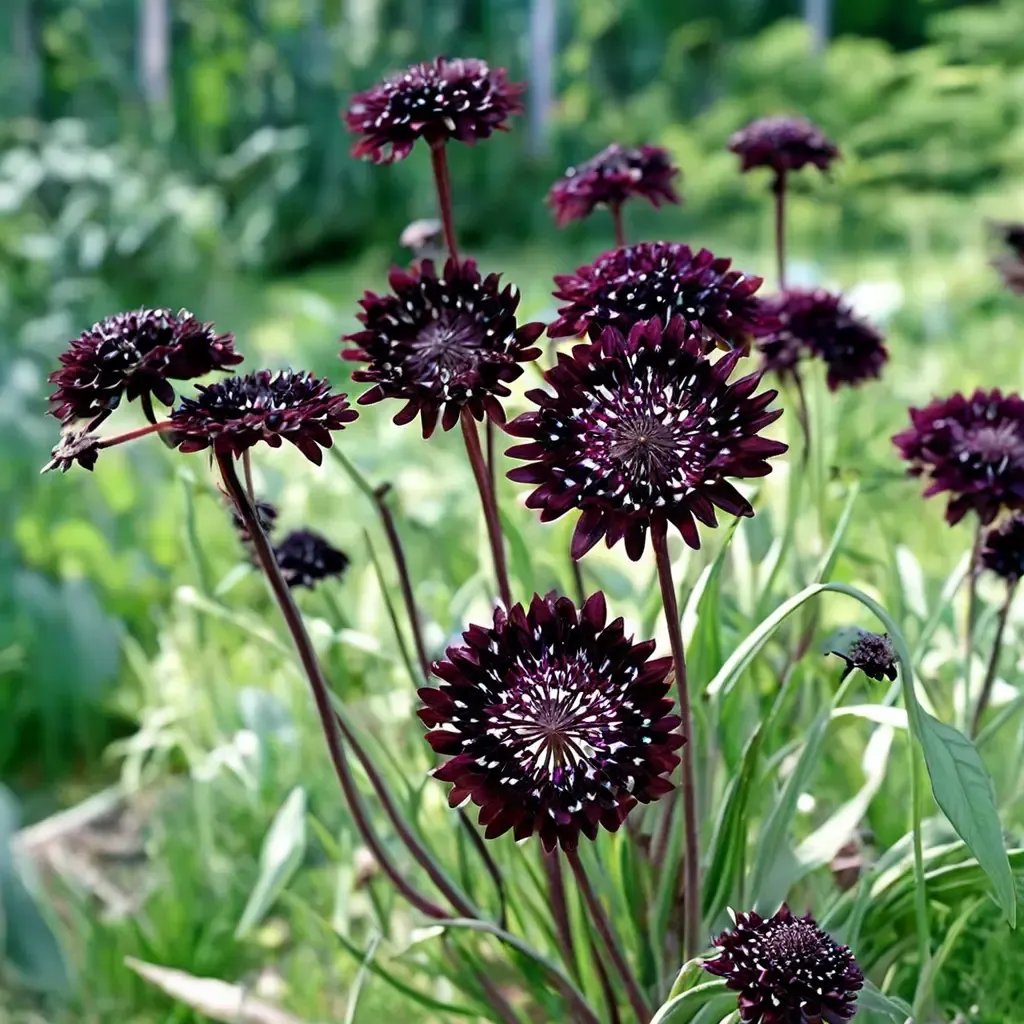 Scabiosa atropurpurea 'Black'