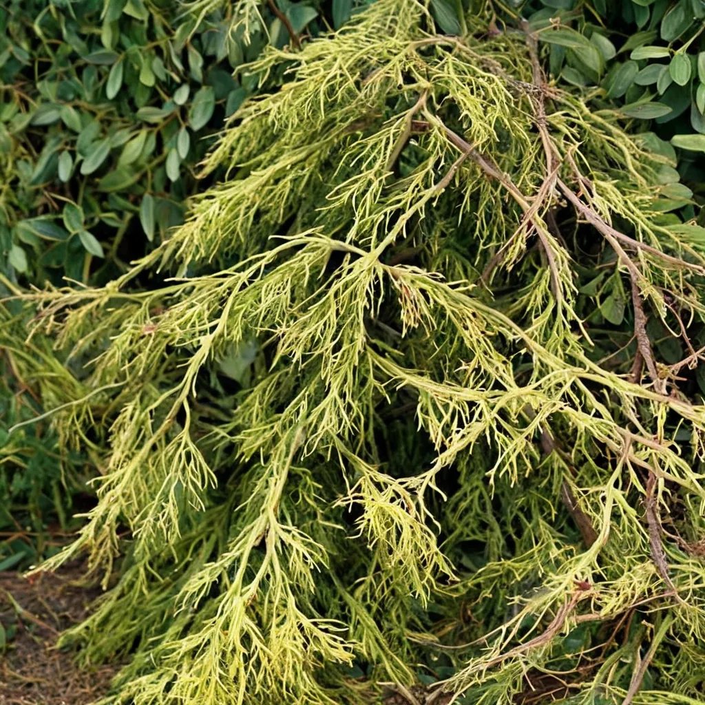 Chamaecyparis pisifera 'Filifera Aurea Nana'