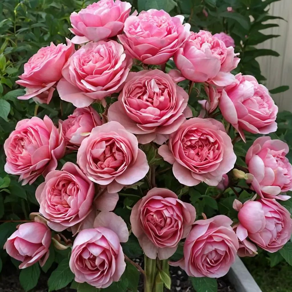 Rosa x hybrida 'All Dressed Up'