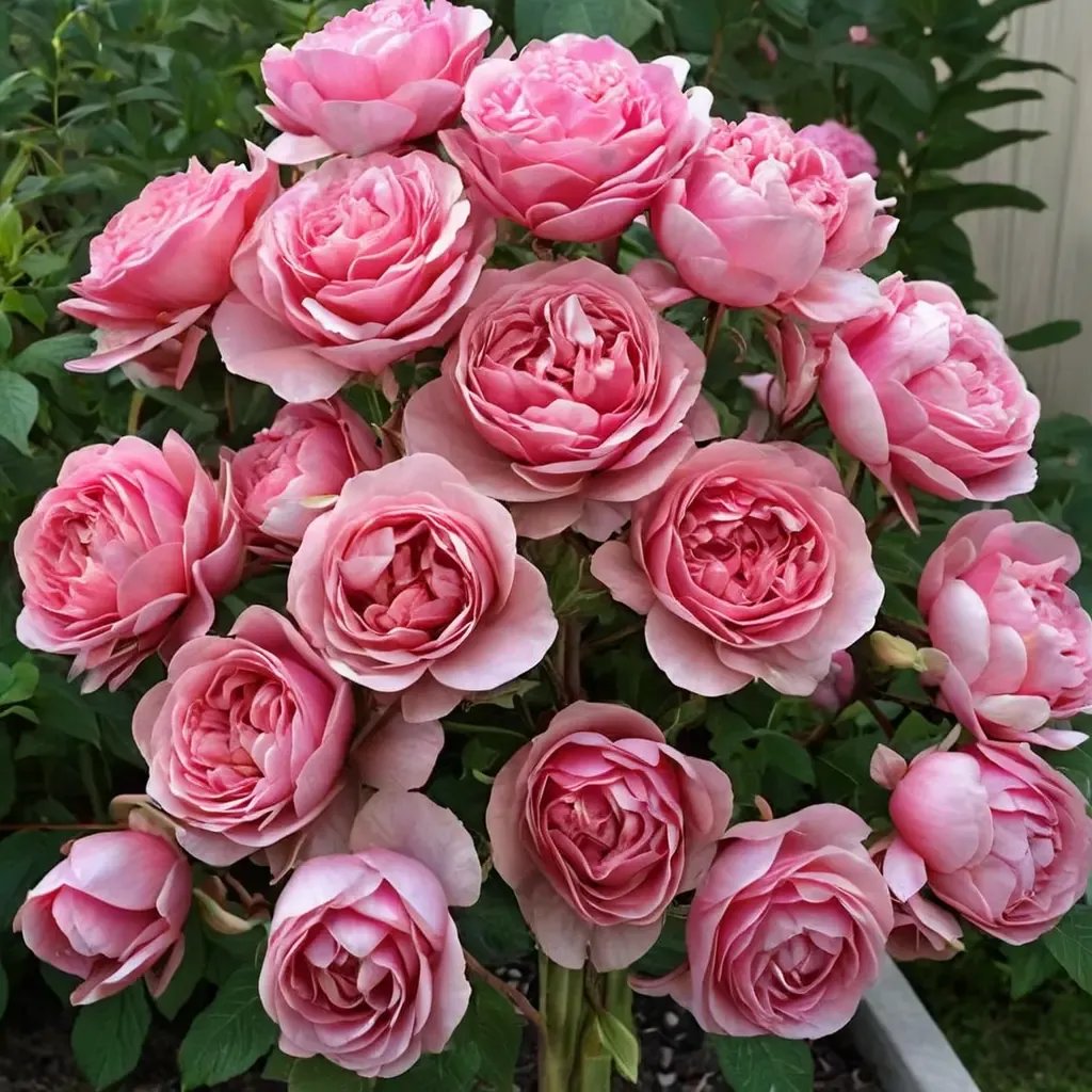 Rosa x hybrida 'All Dressed Up'