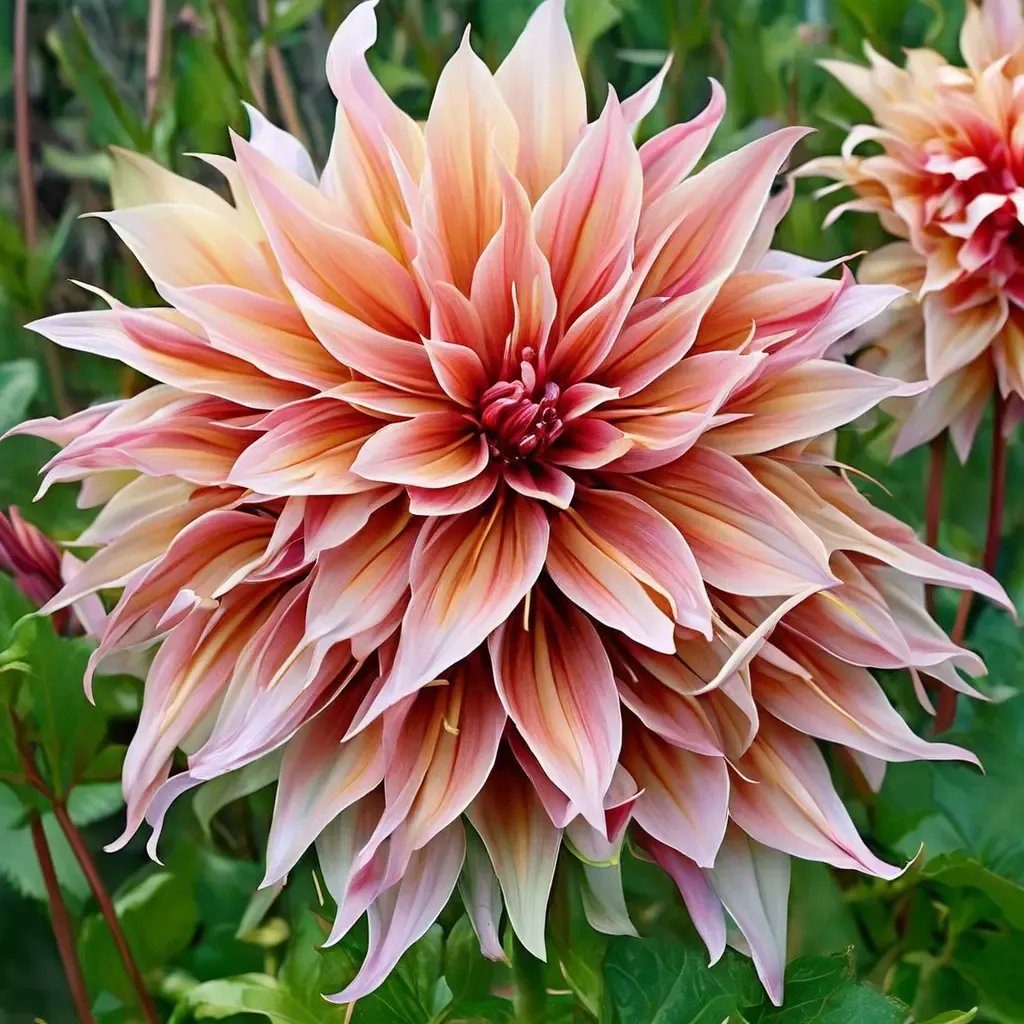 Dahlia variabilis 'Labyrinth Dinnerplate'