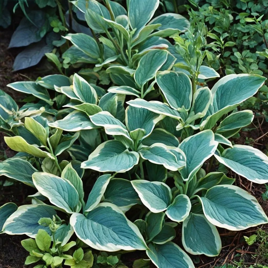 Hosta x hybrida 'Mildred Seaver'