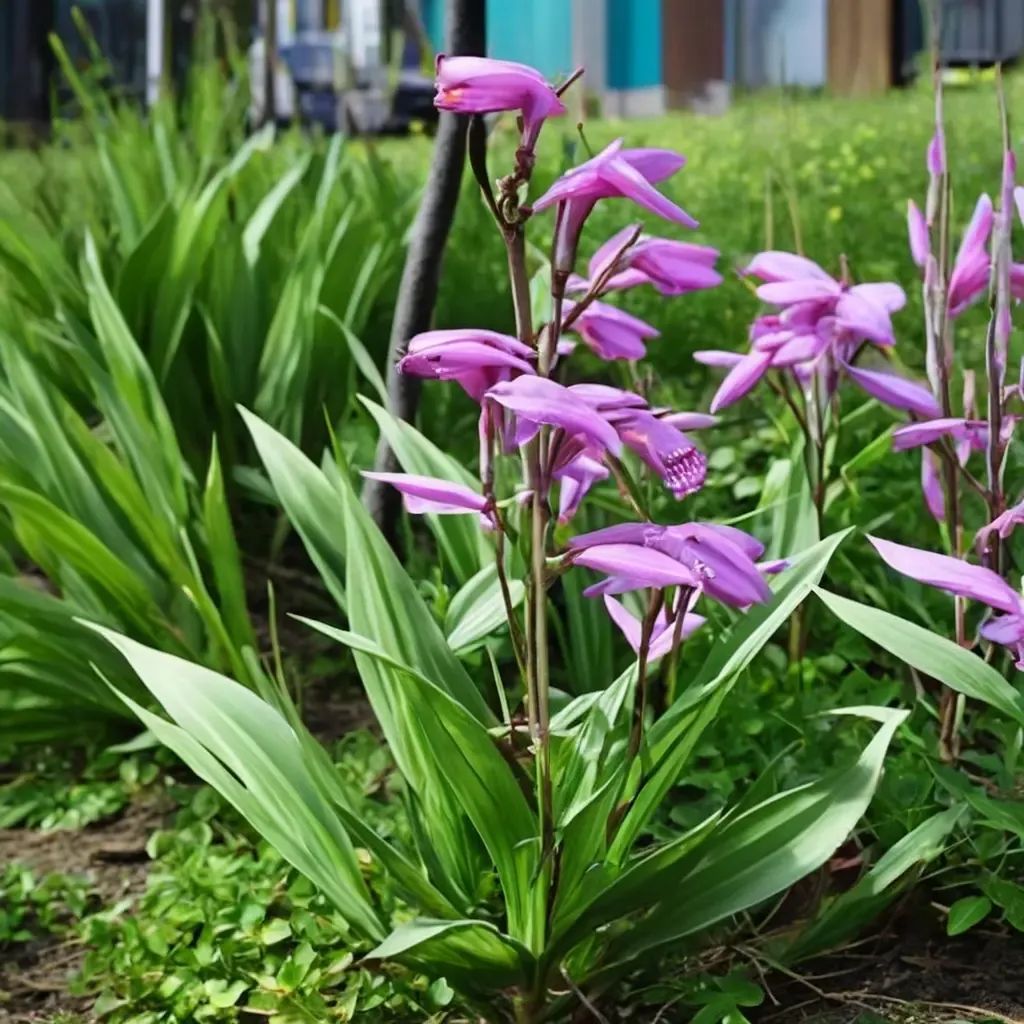 Bletilla striata 'Albostriata'