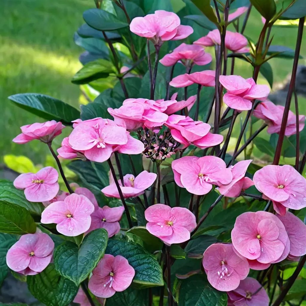 Hydrangea macrophylla 'Abracadabra Star'