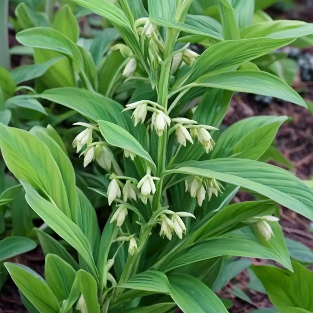 Polygonatum infundiflorum 'Lemon Seoul'