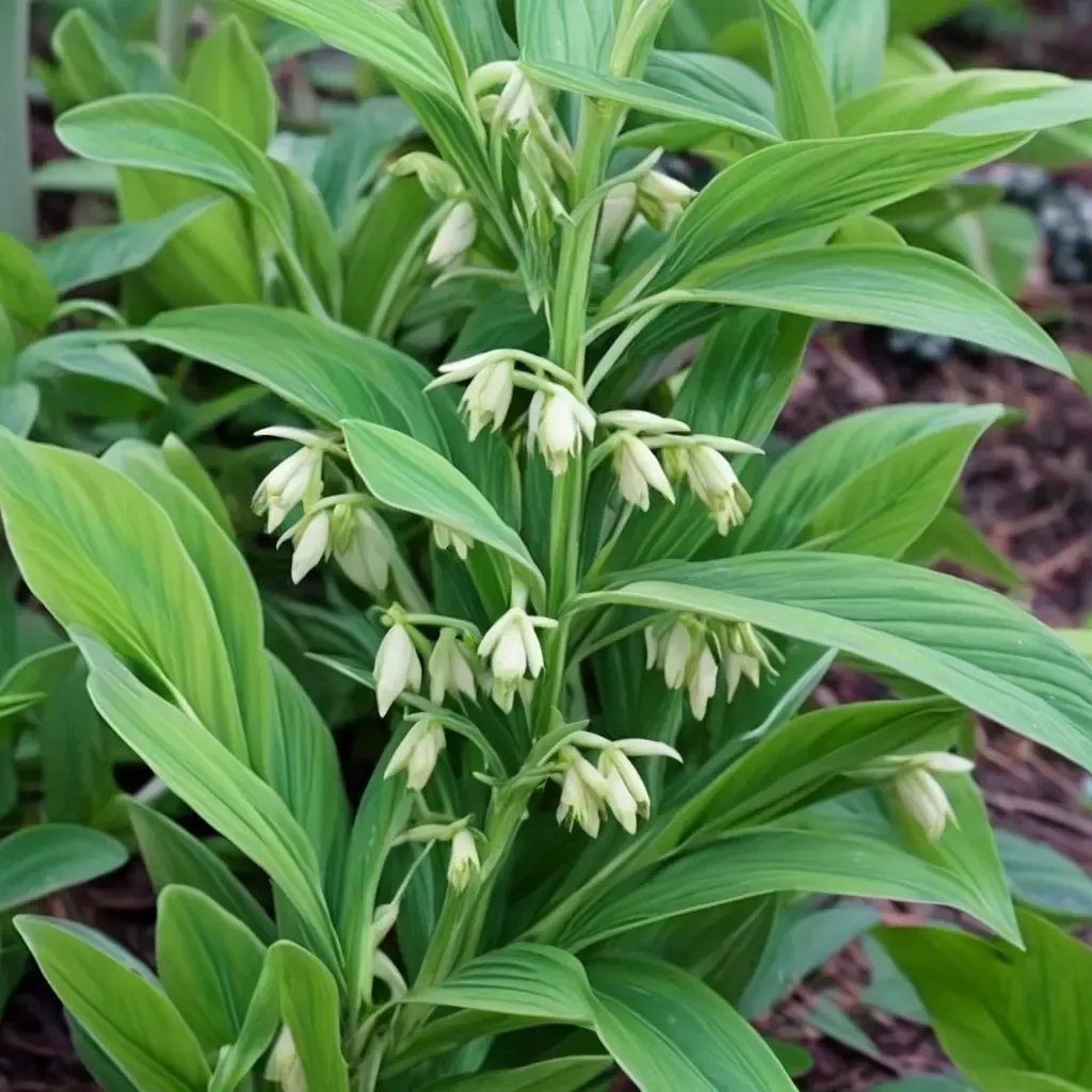 Polygonatum infundiflorum 'Lemon Seoul'