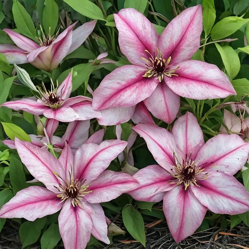 Clematis x jackmanii 'John Warren'