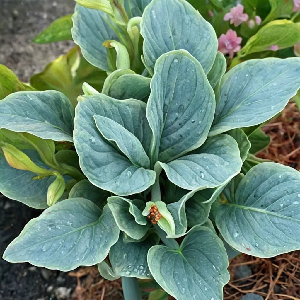 Hosta x hybrida 'Silver Bullet'