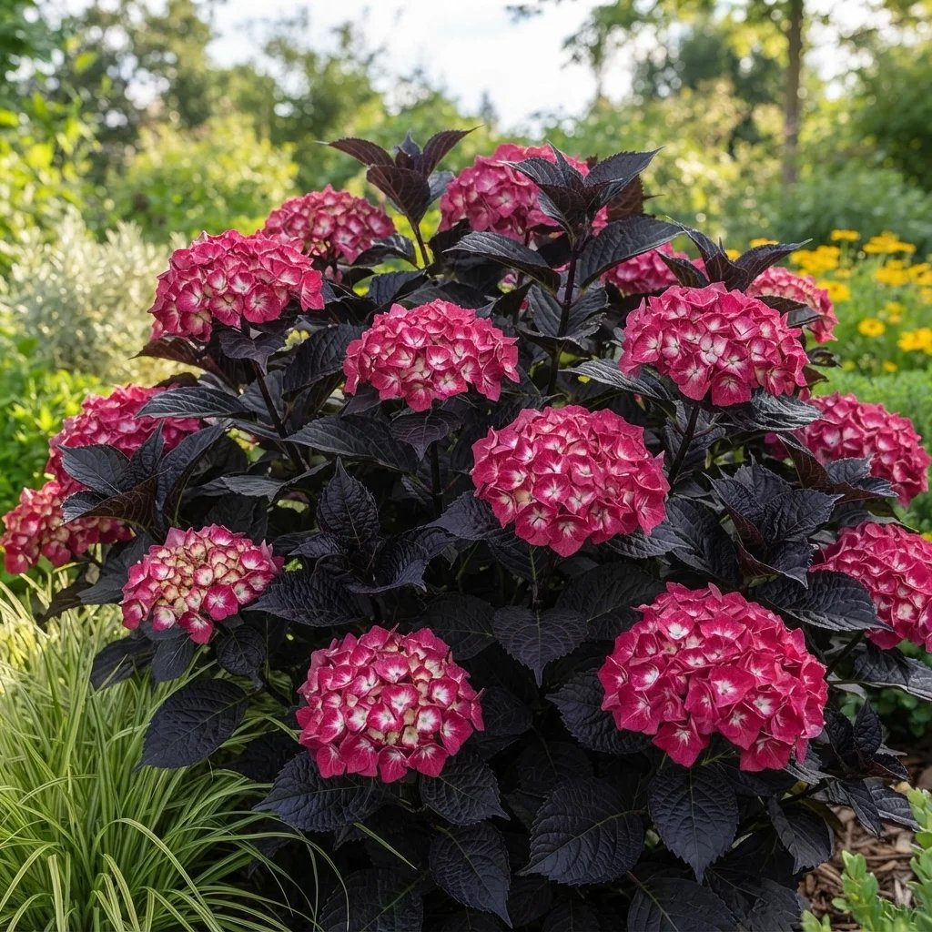 Hydrangea macrophylla 'Eclipse'