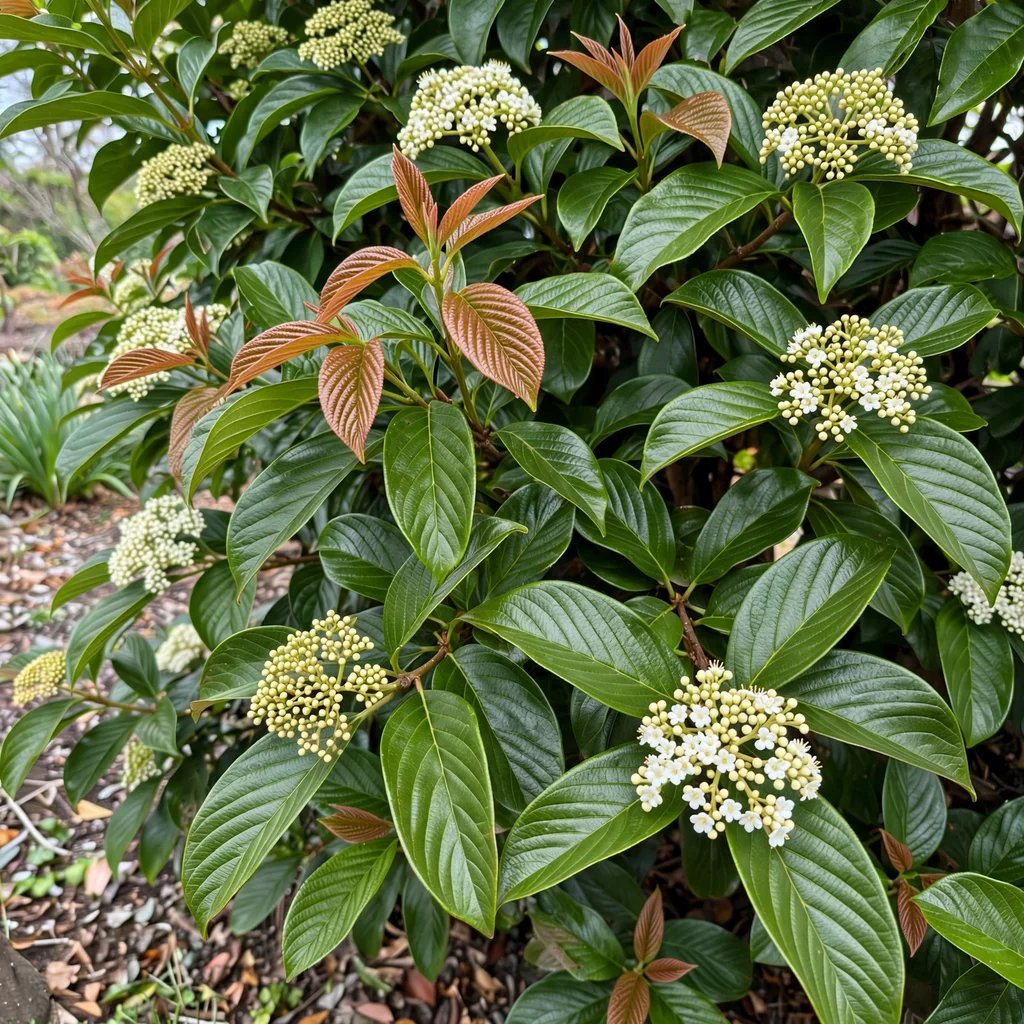 Viburnum odoratissimum 'Quick Fence'