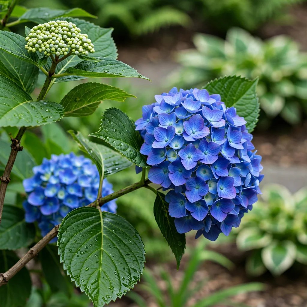 Hydrangea macrophylla 'Nantucket Blue'