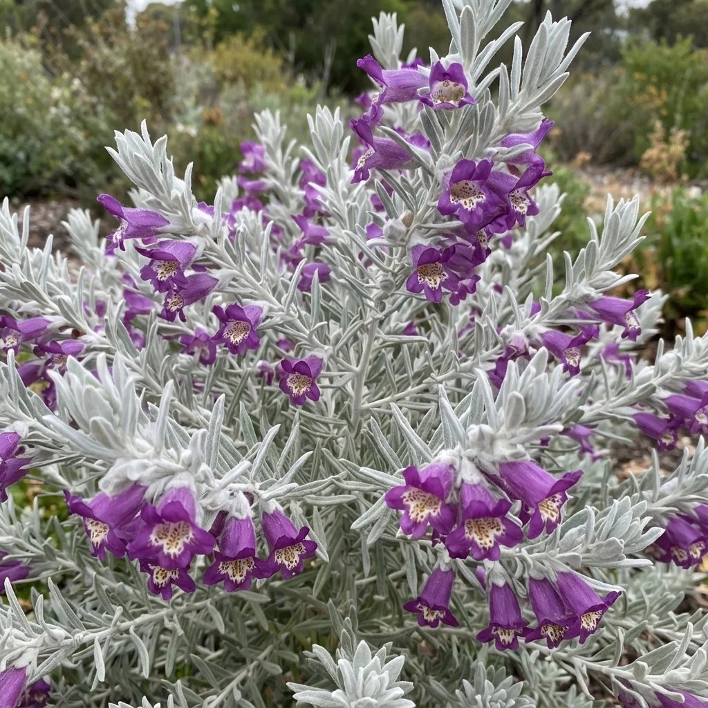 Eremophila nivea