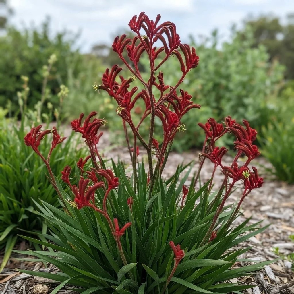 Anigozanthos hybrid 'Ruby Velvet'