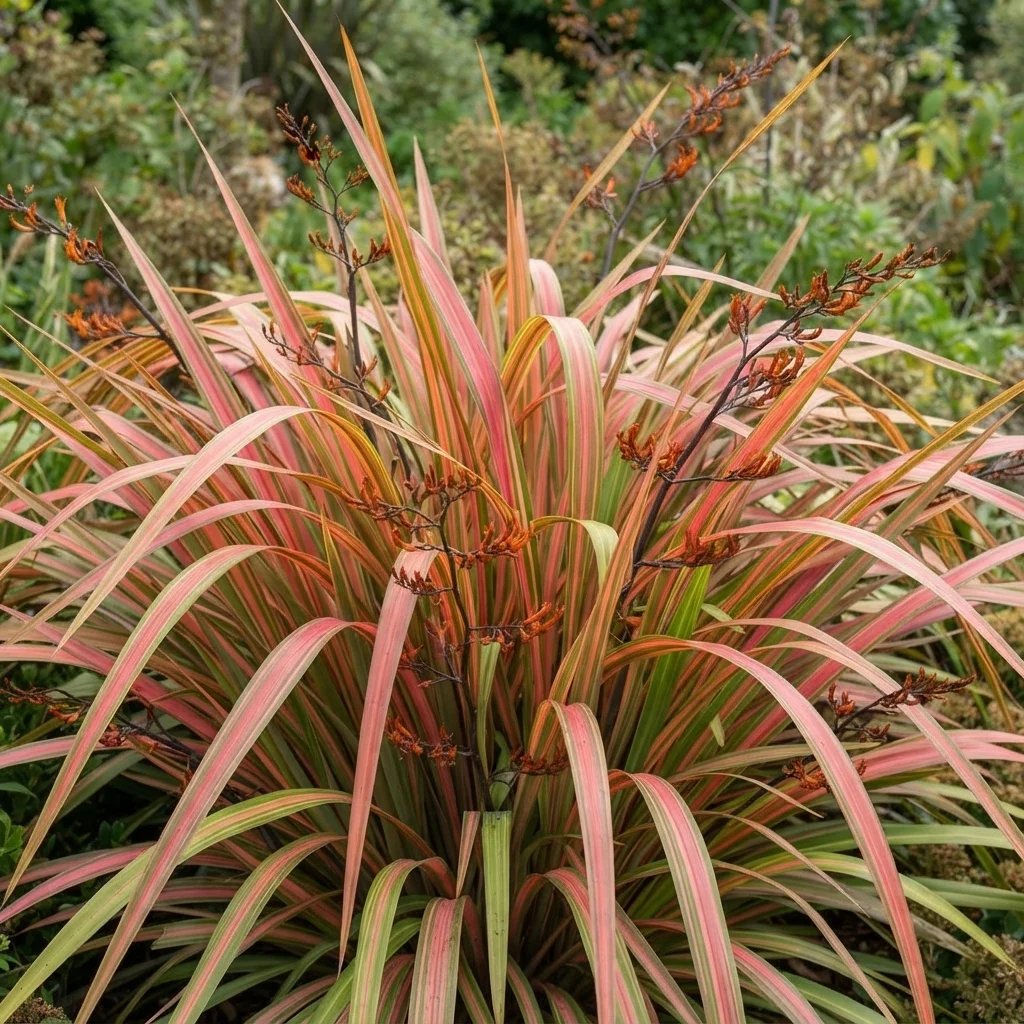 Phormium x hybrida 'Jester'