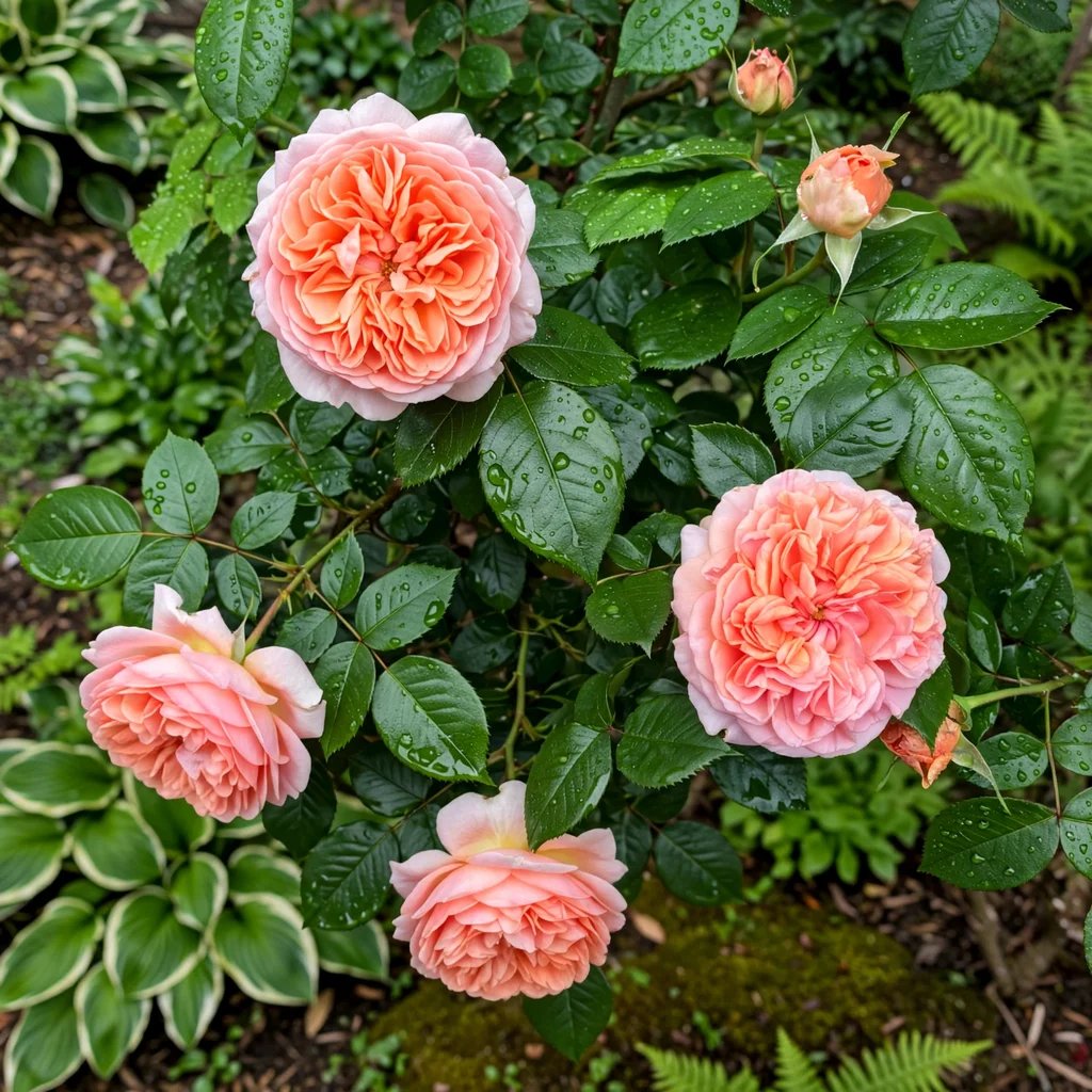Rosa x hybrida 'Chippendale'