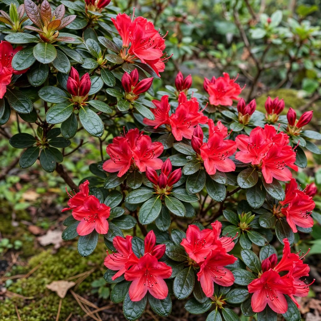 Rhododendron x hybrida 'Wolfpack Red'