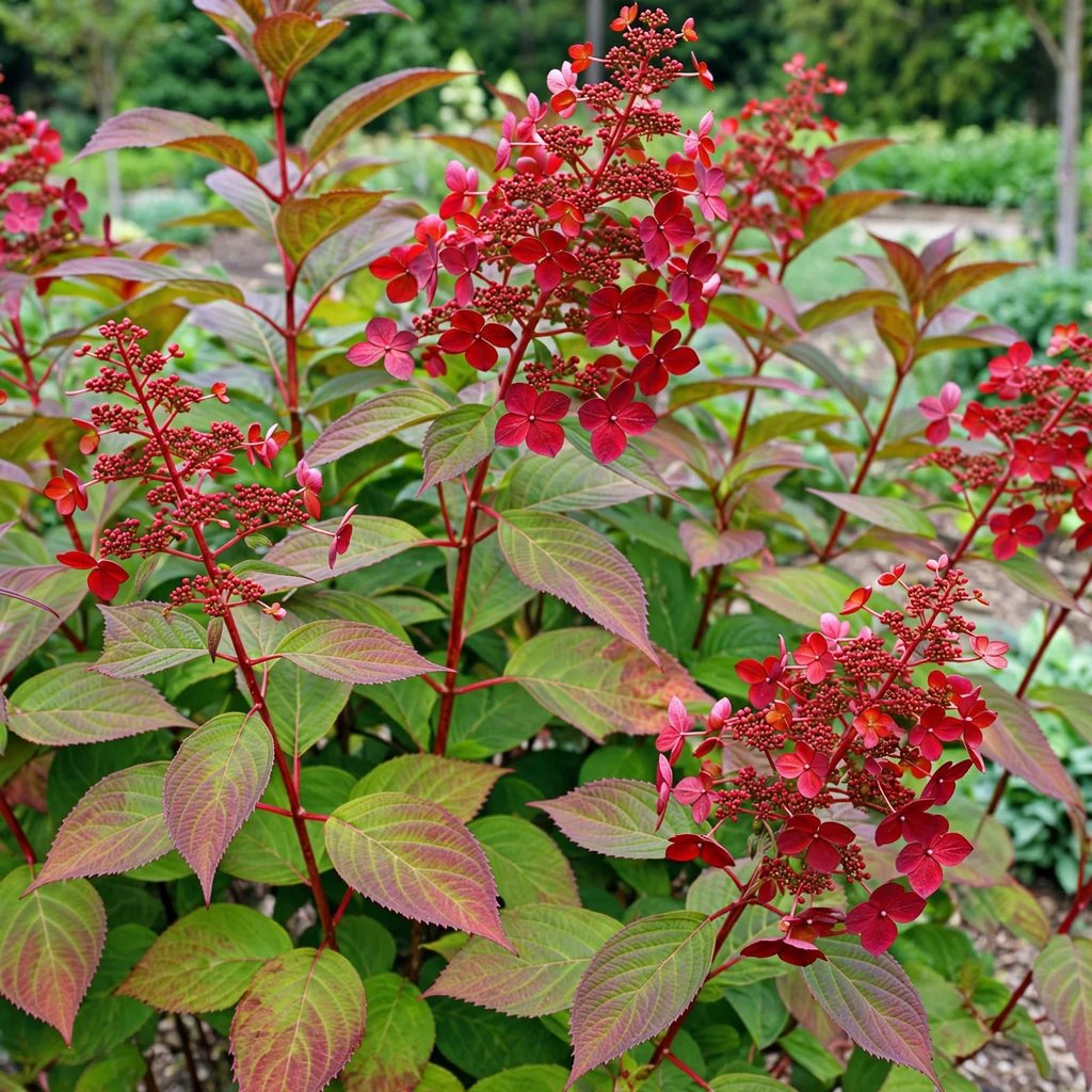 Hydrangea paniculata 'Fire and Ice'
