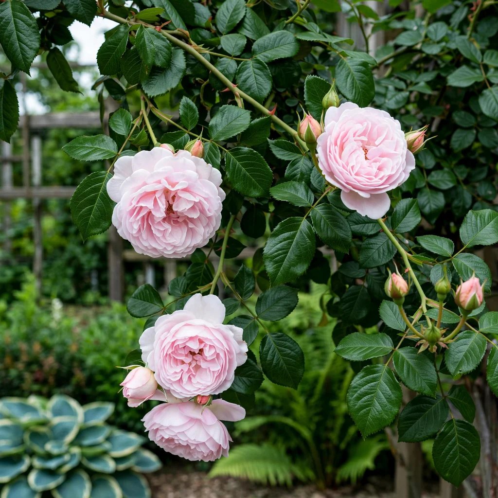 Rosa x hybrida 'The Generous Gardener'