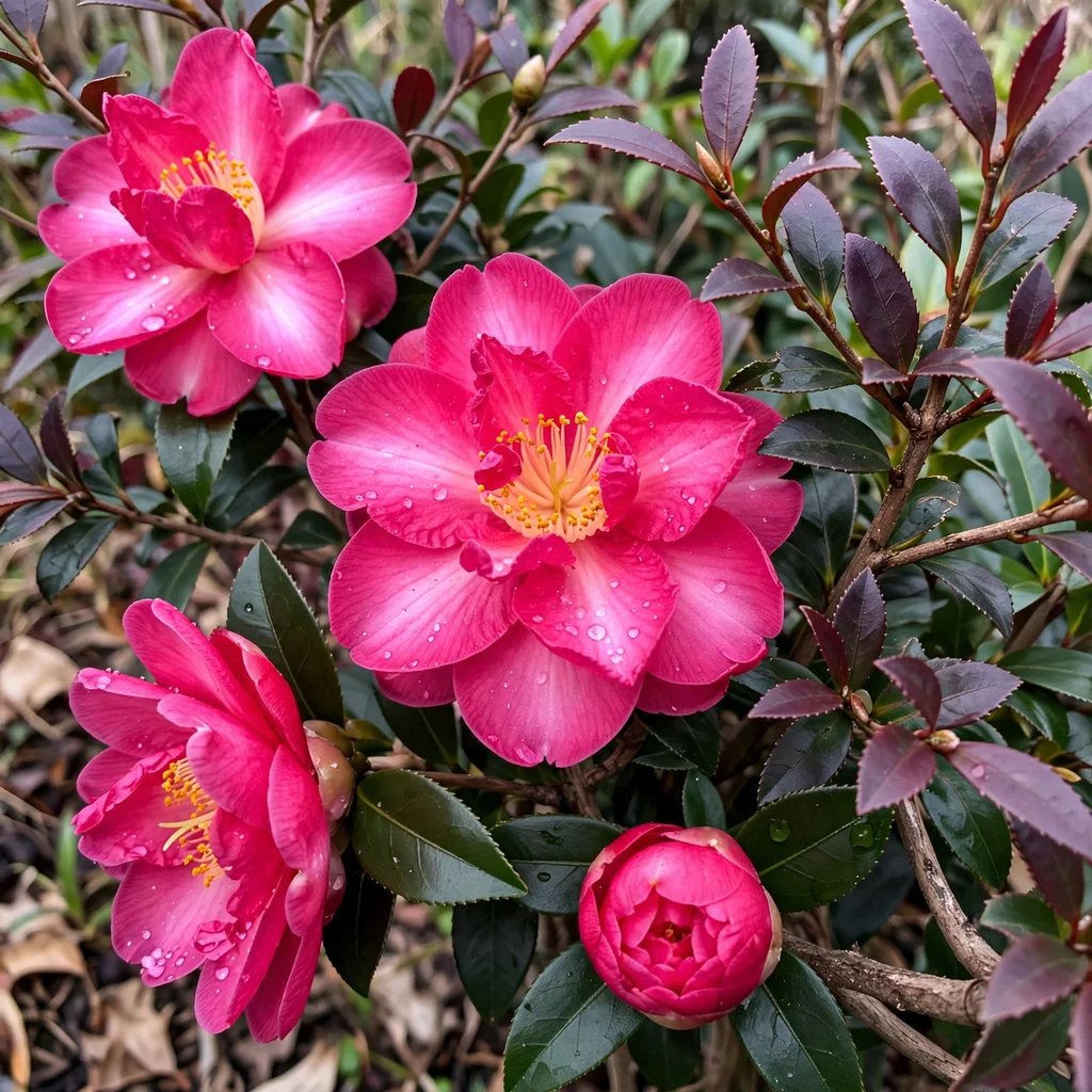 Camellia sasanqua 'October Magic Devotion'
