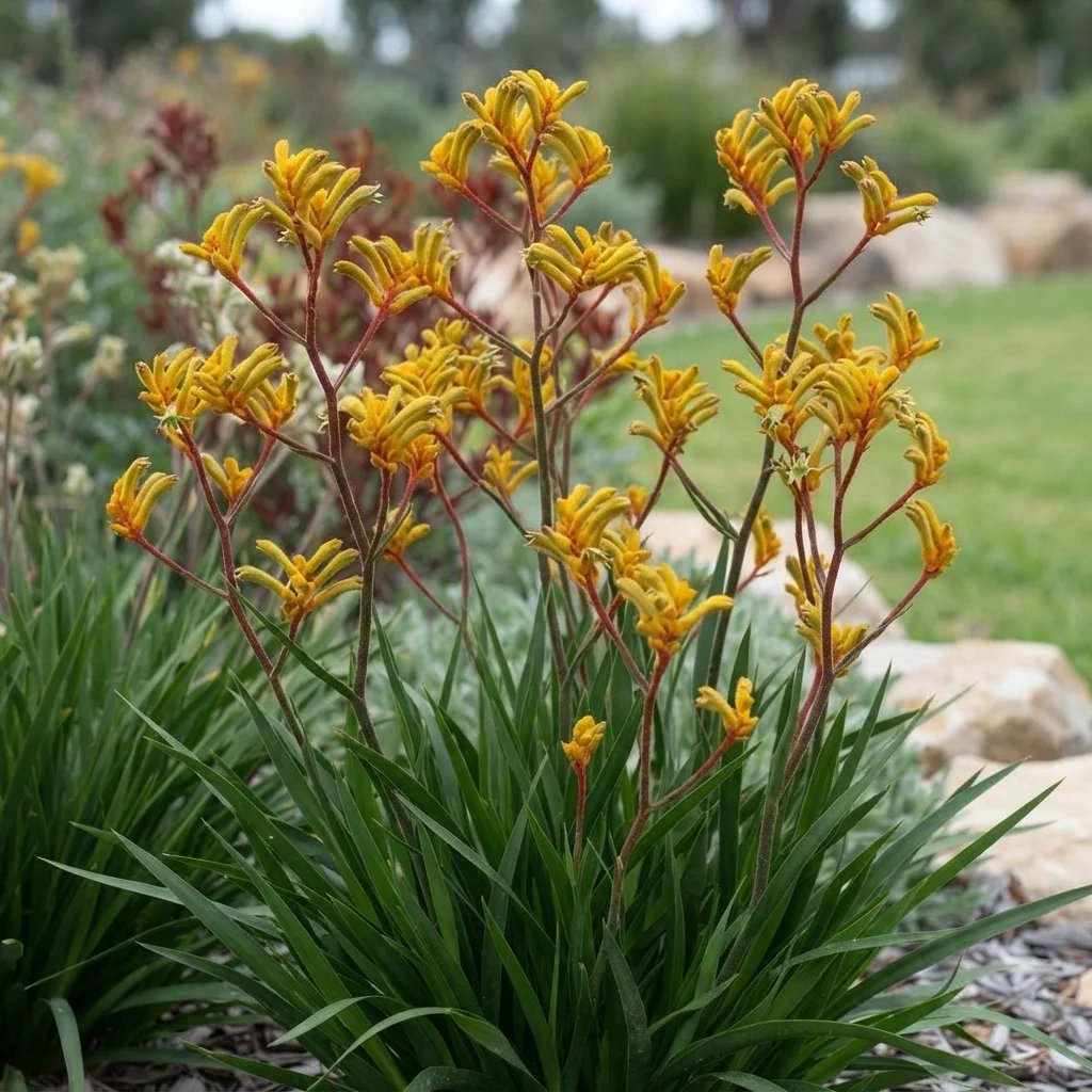 Anigozanthos hybrid 'Gold Velvet'