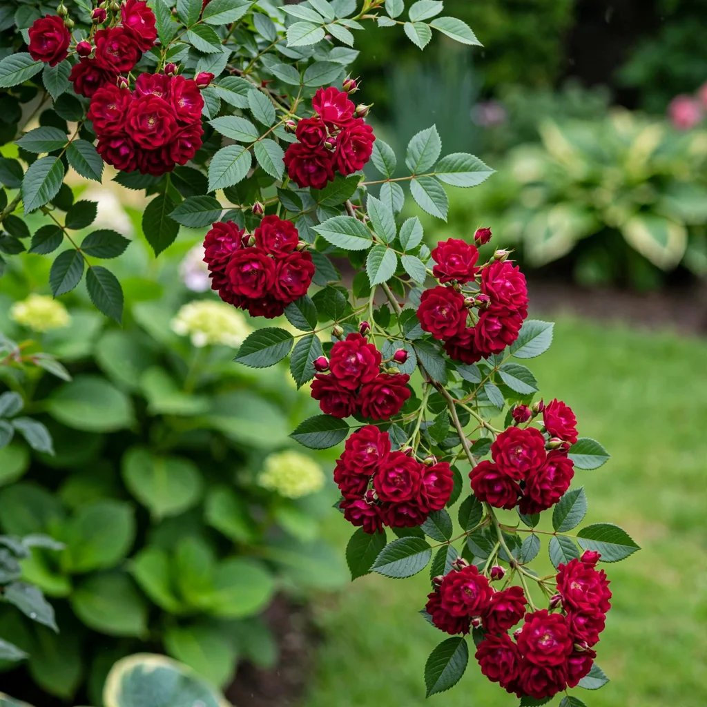 Rosa x hybrida 'Perennial Domino'