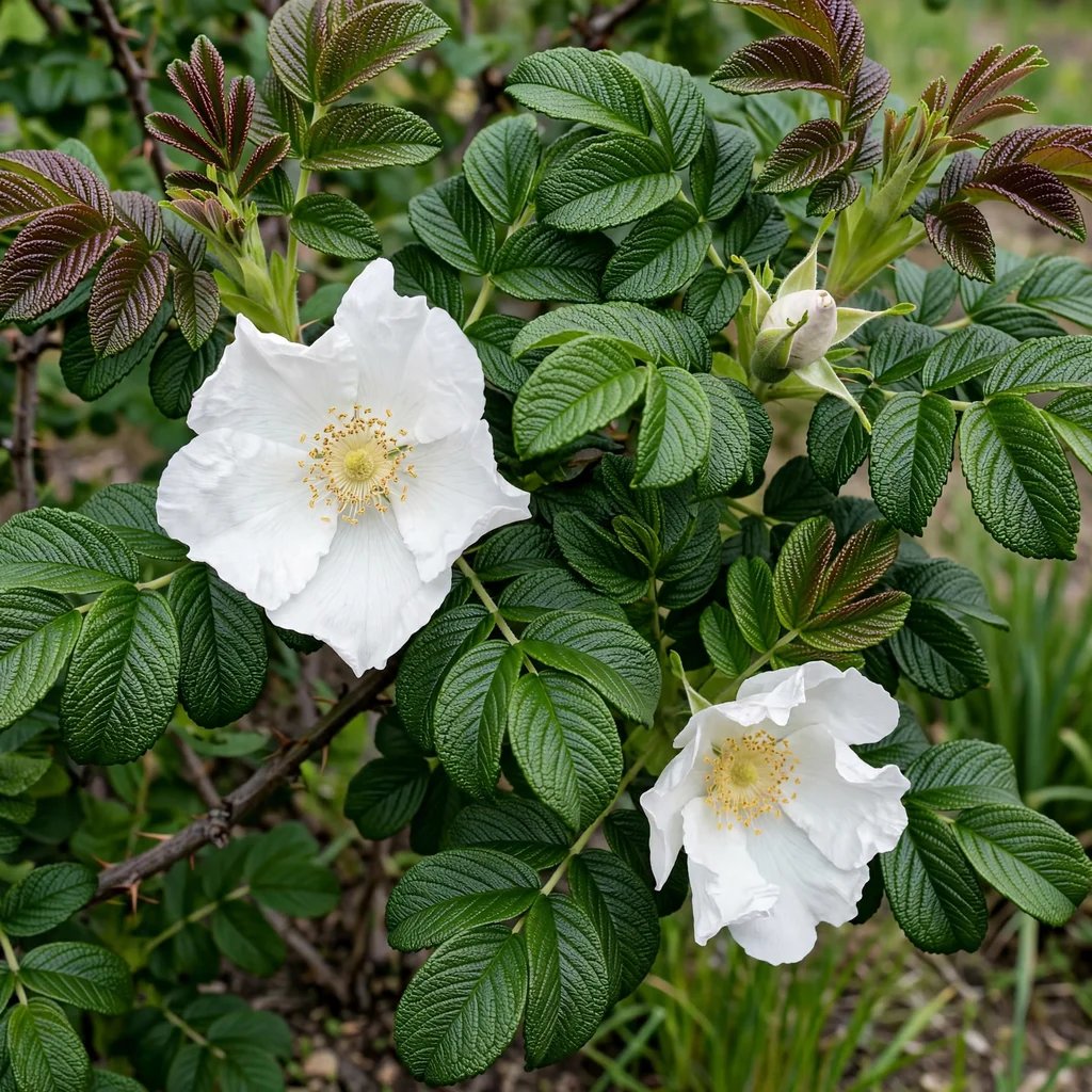 Rosa rugosa 'Alba'