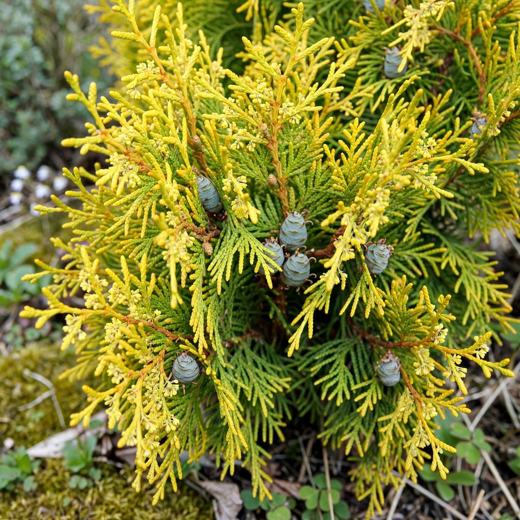 Platycladus orientalis 'Aurea Nana'