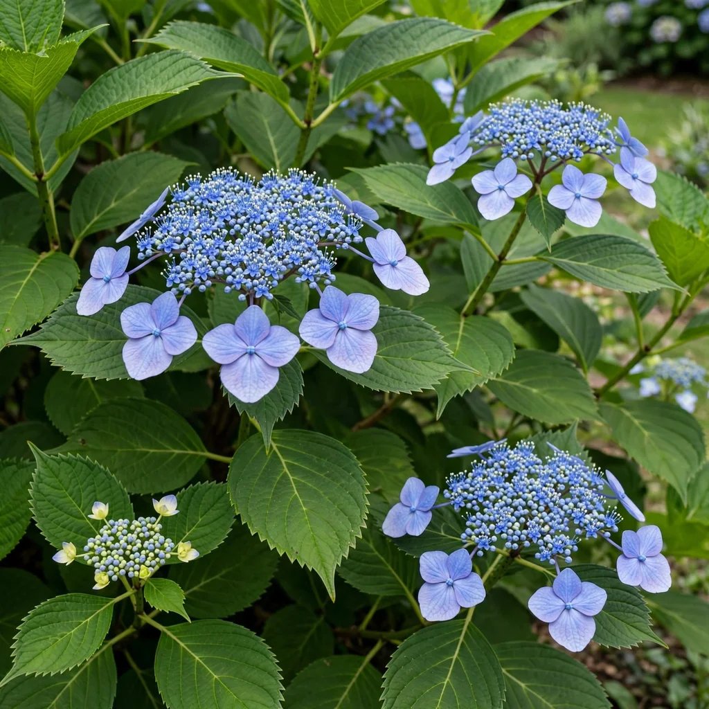 Hydrangea macrophylla 'Blue Cassell'