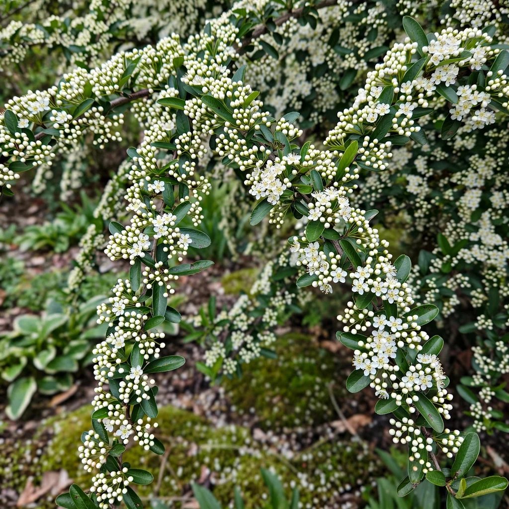 Pyracantha x hybrida 'Orange Glow'