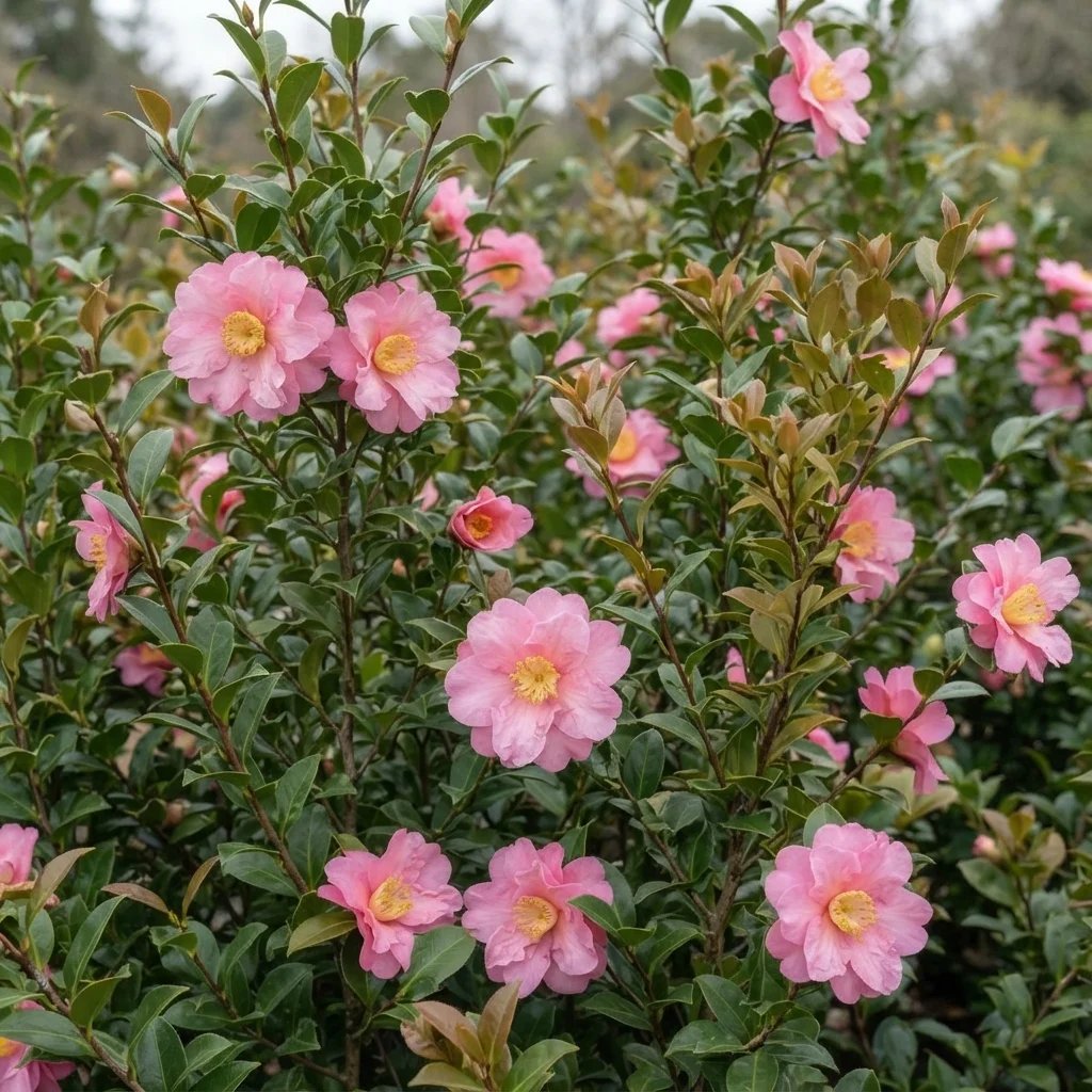 Camellia sasanqua 'Jennifer Susan'