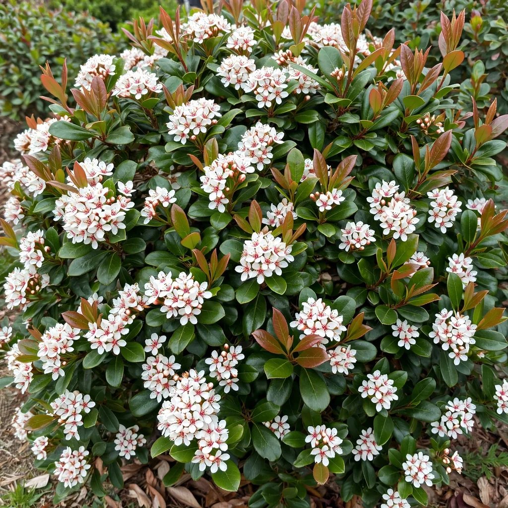 Rhaphiolepis indica 'Cosmic White'
