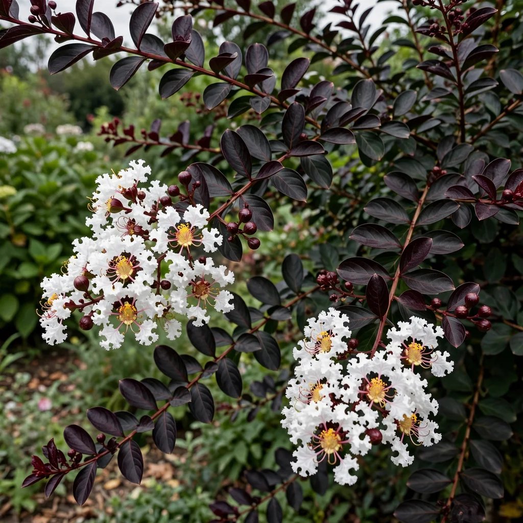Lagerstroemia indica 'Pure White'