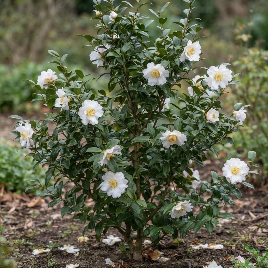 Camellia sasanqua 'Setsugekka'