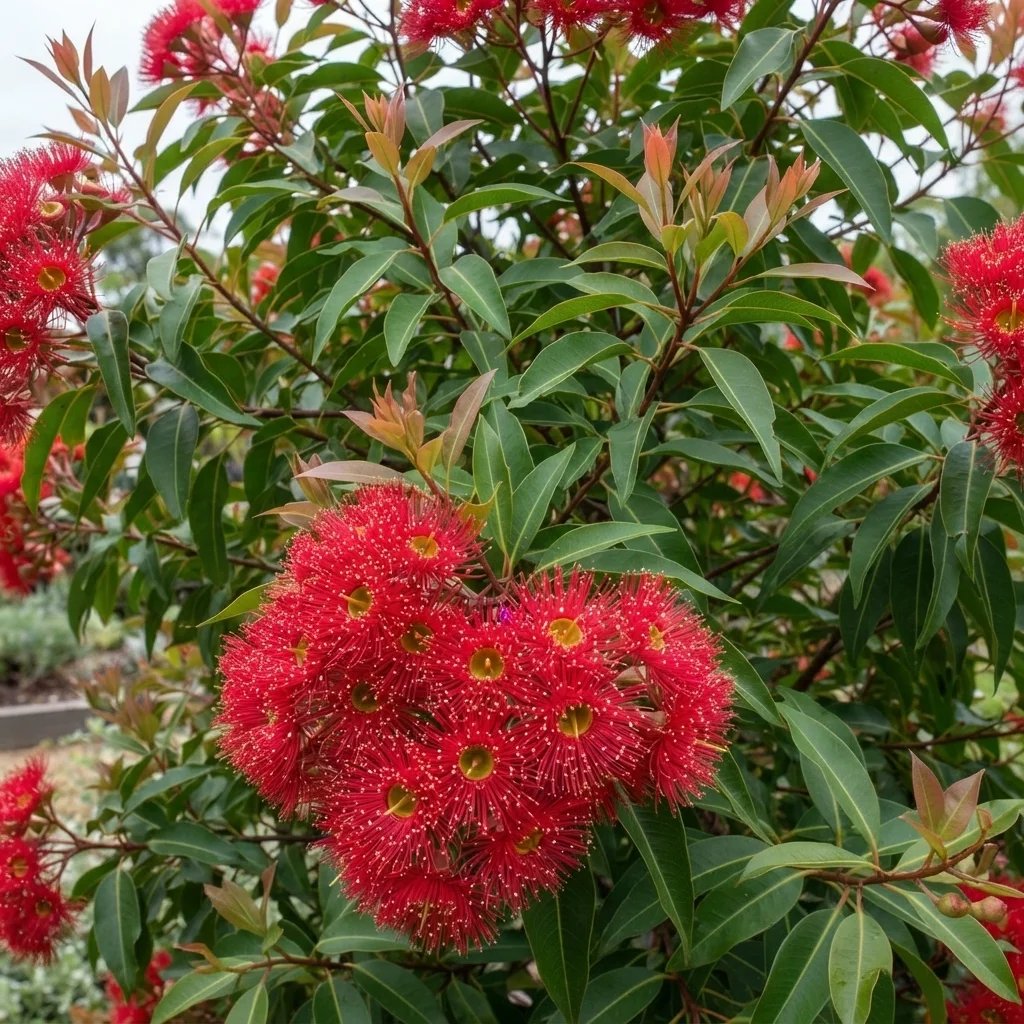 Corymbia ficifolia x ptychocarpa 'Summer Red'