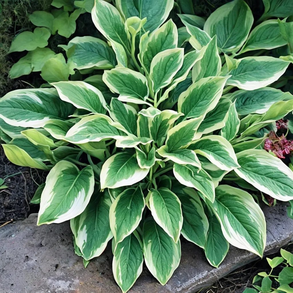 Hosta x hybrida 'Angel Feathers'