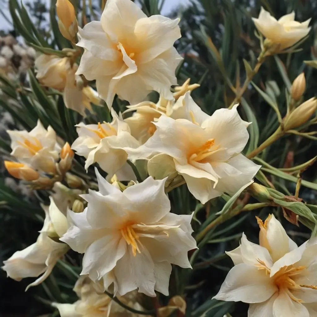 Nerium oleander 'Mathilde Ferrier'