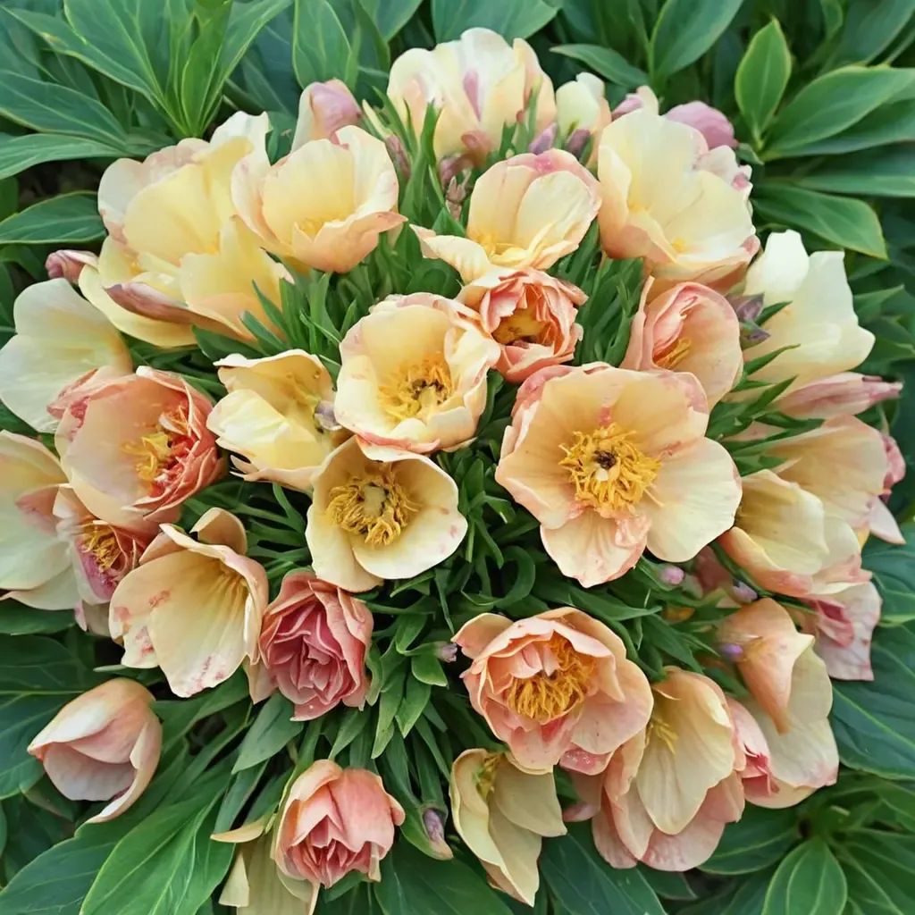 Paeonia lactiflora 'Singing in the Rain'