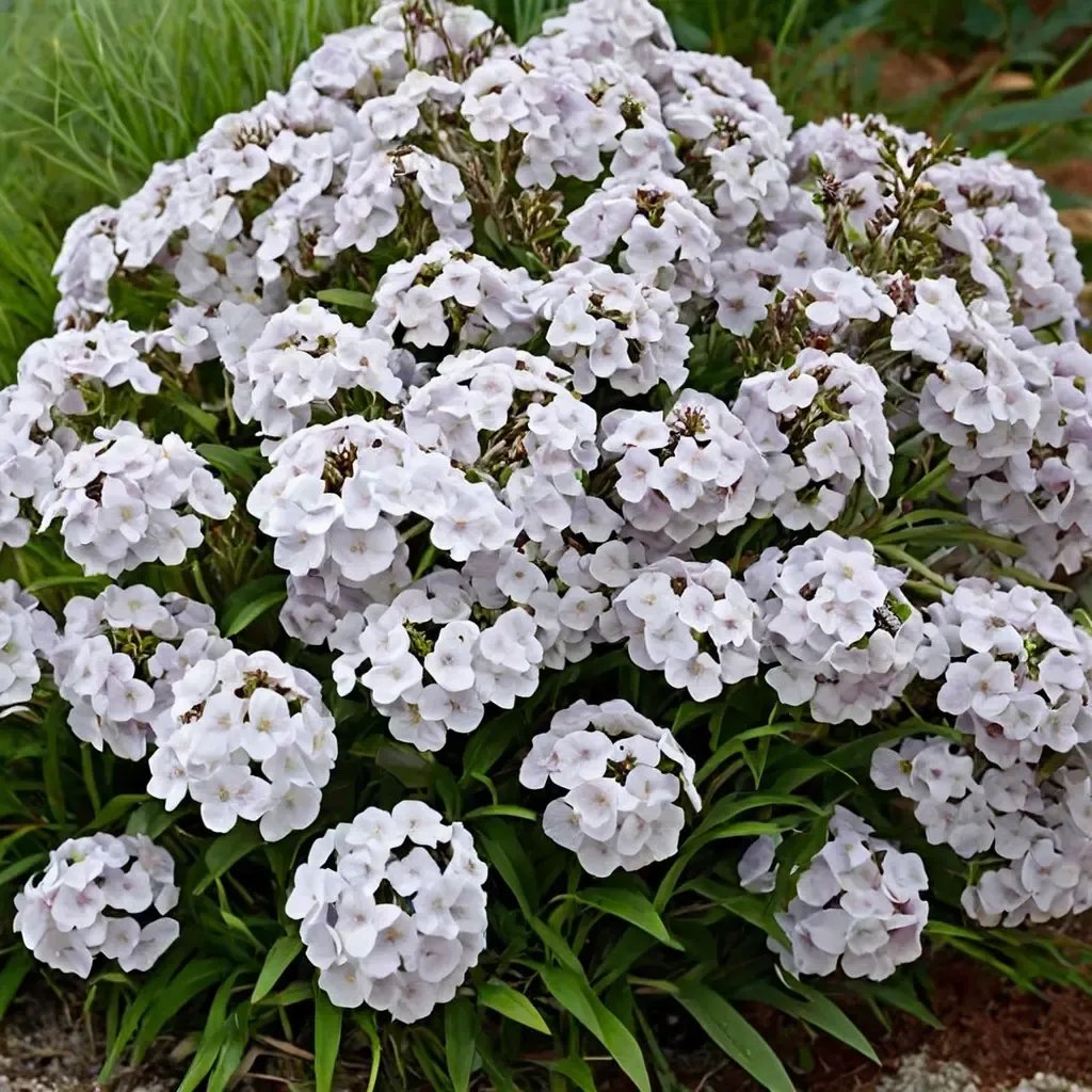 Phlox paniculata 'Fashionably Early Crystal'