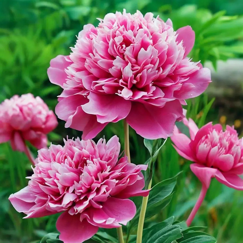 Paeonia lactiflora 'Madame Emile Debatene'