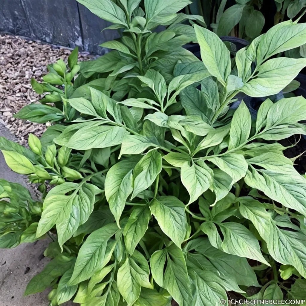 Amorphophallus albus 'Green Stalkings'
