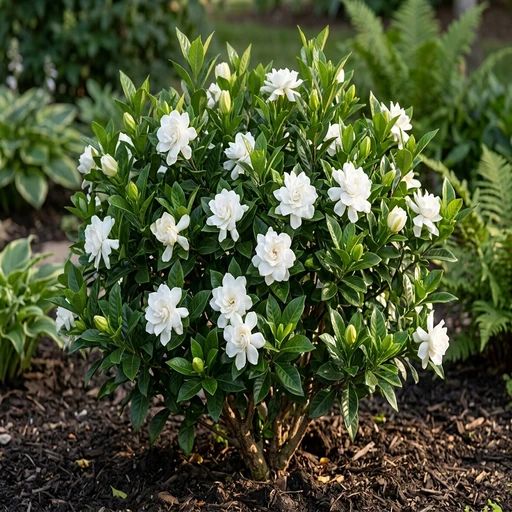 Gardenia jasminoides 'Double Mint'