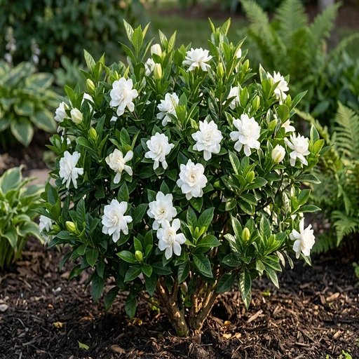 Gardenia jasminoides 'Double Mint'
