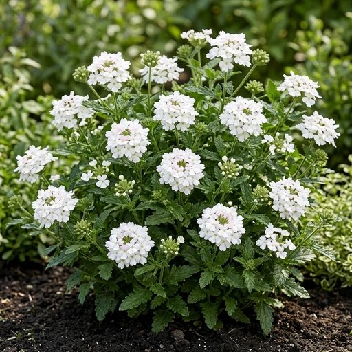Verbena x hybrida 'White Blush'