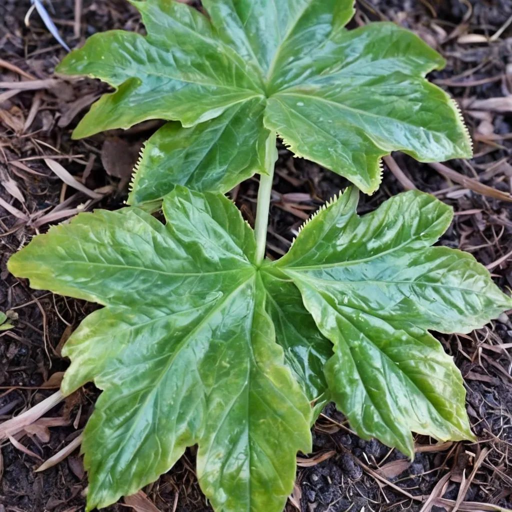 Podophyllum pleianthum 'Tai Wedding'