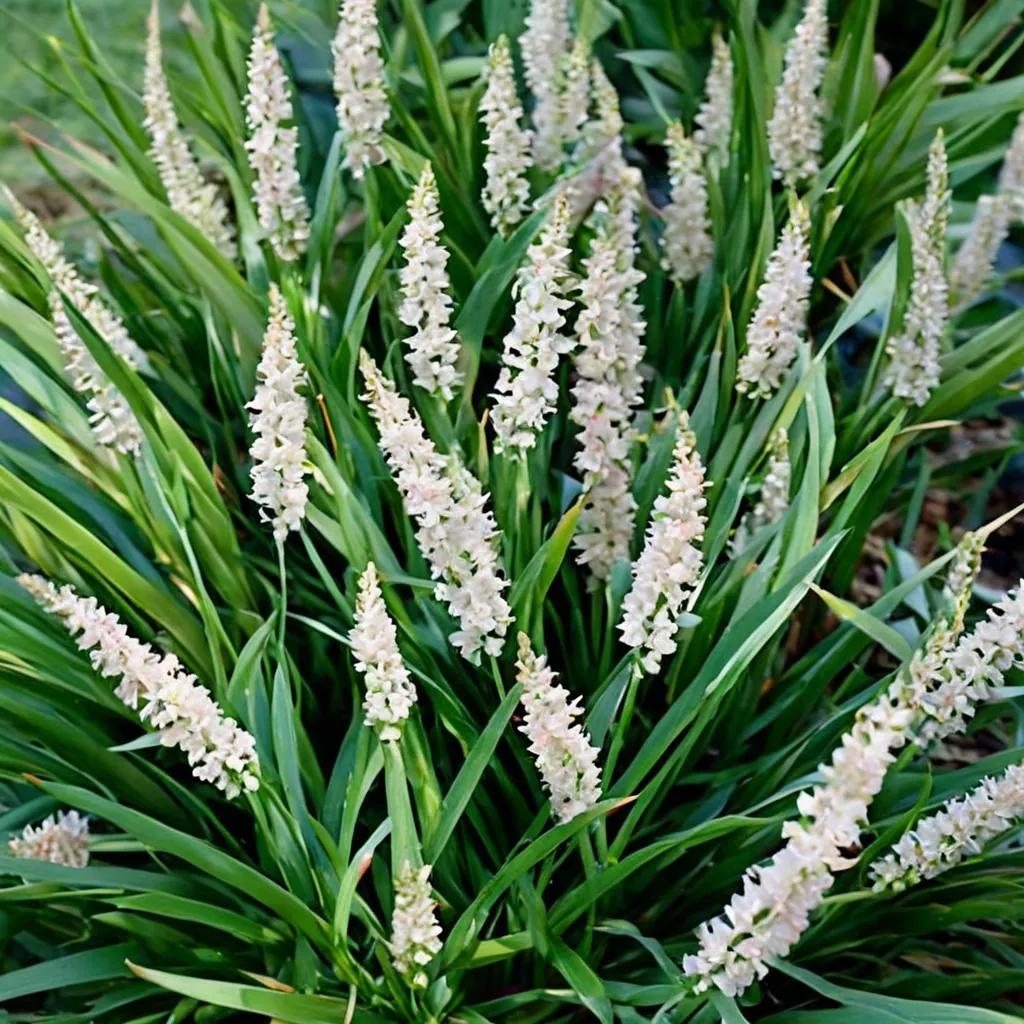 Liriope muscari Monroe White