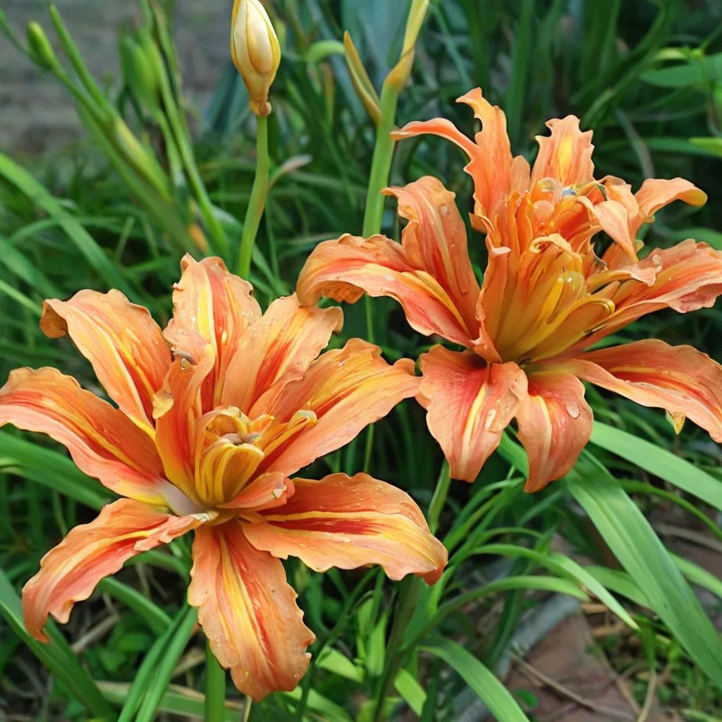 Hemerocallis fulva 'Kwanso'
