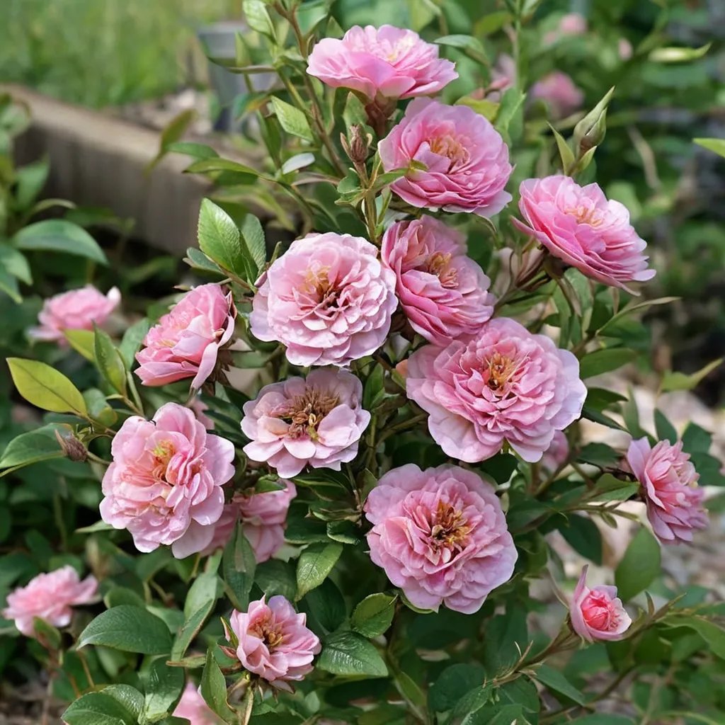 Rosa x hybrida 'Petit Pink'