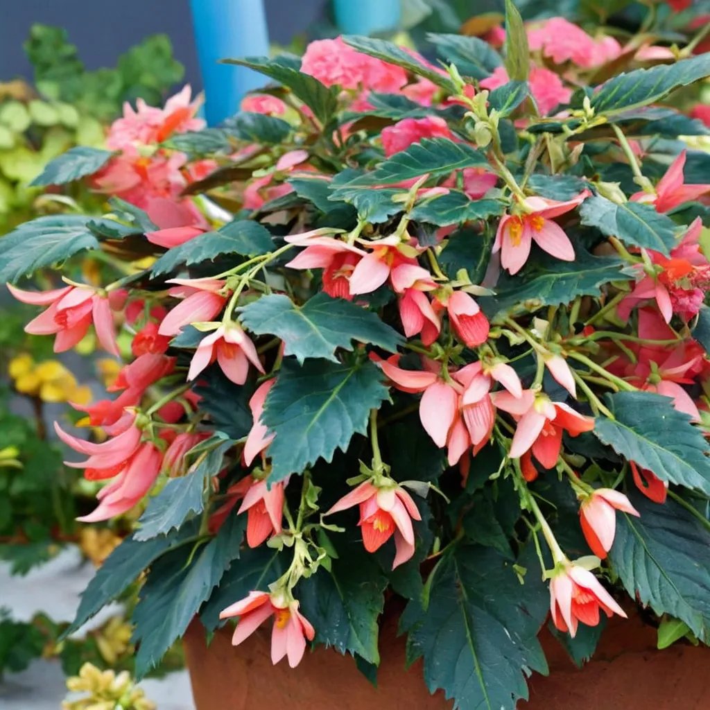 Begonia x hybrida 'Crackling Fire'