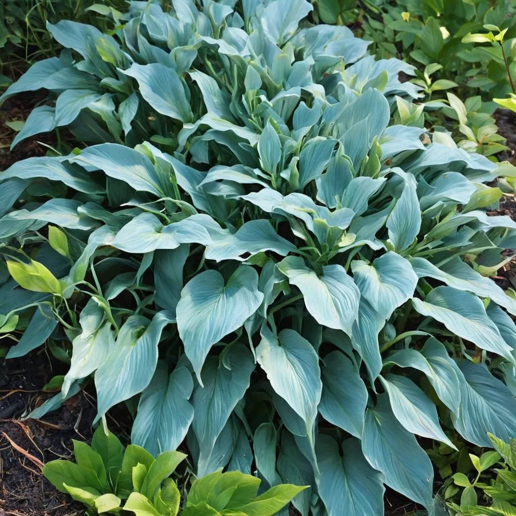 Hosta x hybrida 'Elvis Lives'
