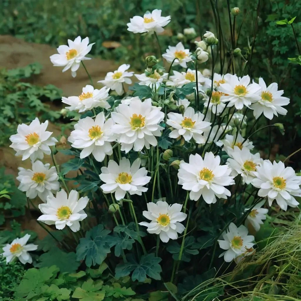 Anemone x hybrida 'Whirlwind'